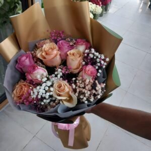 بوكيه هاند ورد الوان