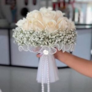 جرب صناعي بيبي فلاور وورد ابيض