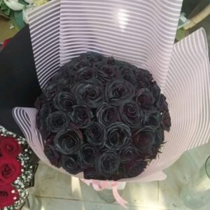 بوكيه هاند بجوري اسود ولفه بيضا