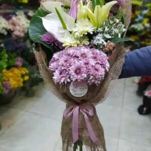 بوكيه هاند ليليم وانتريم وكرازنتم بيربل