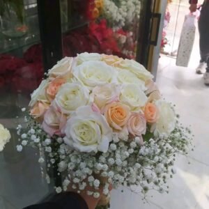 جرب طبيعي ورد جوري ابيض وروز وبيبي فلاور