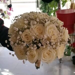 جرب طبيعي ورد جوري ابيض وروز وبيبي فلاور